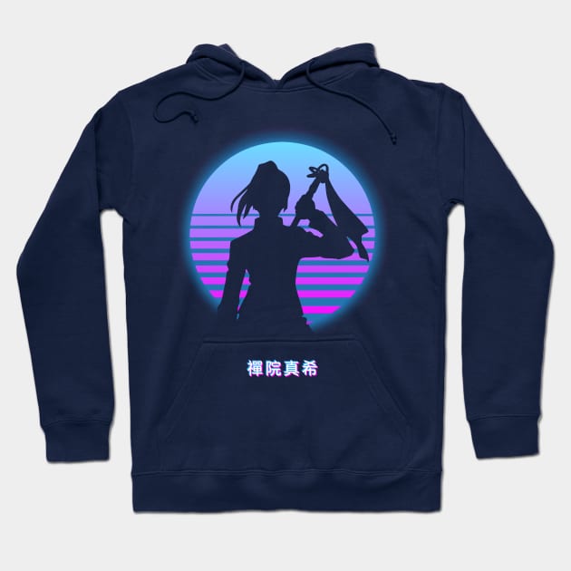 Zenin Maki Retro Hoodie by The Artz